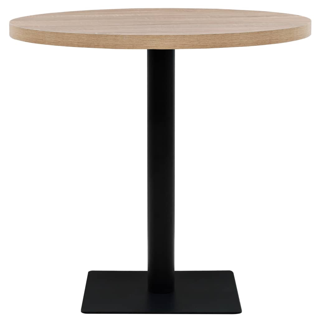 Bistrobord Mdf Och Stål Rund 80X75 Cm Färgad