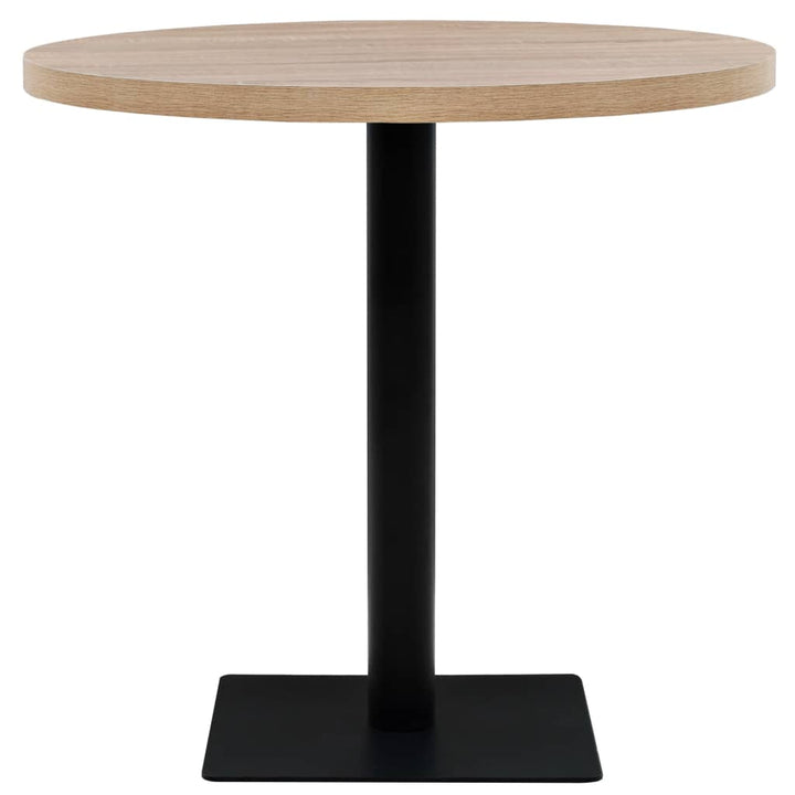 Bistrobord Mdf Och Stål Rund 80X75 Cm Färgad