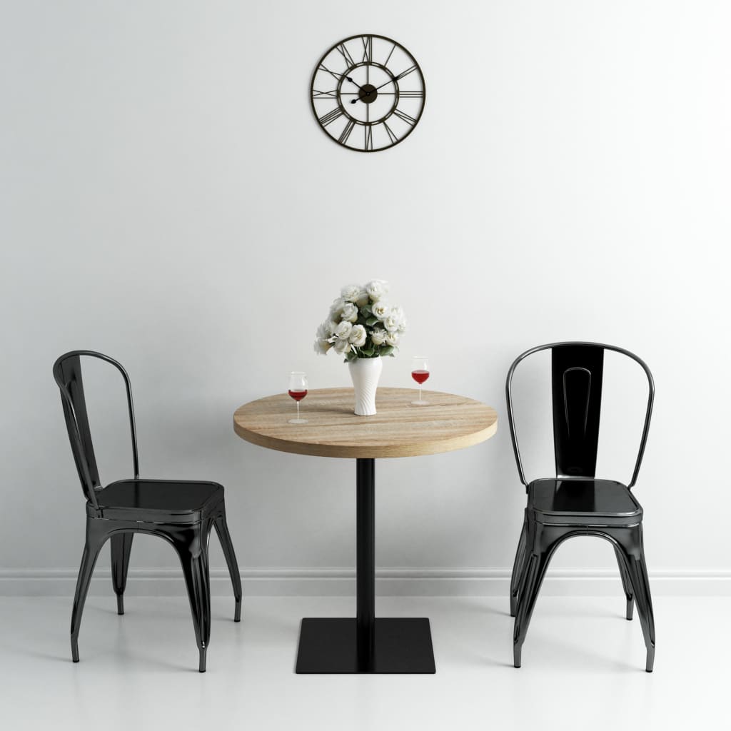 Bistrobord Mdf Och Stål Rund 80X75 Cm Färgad