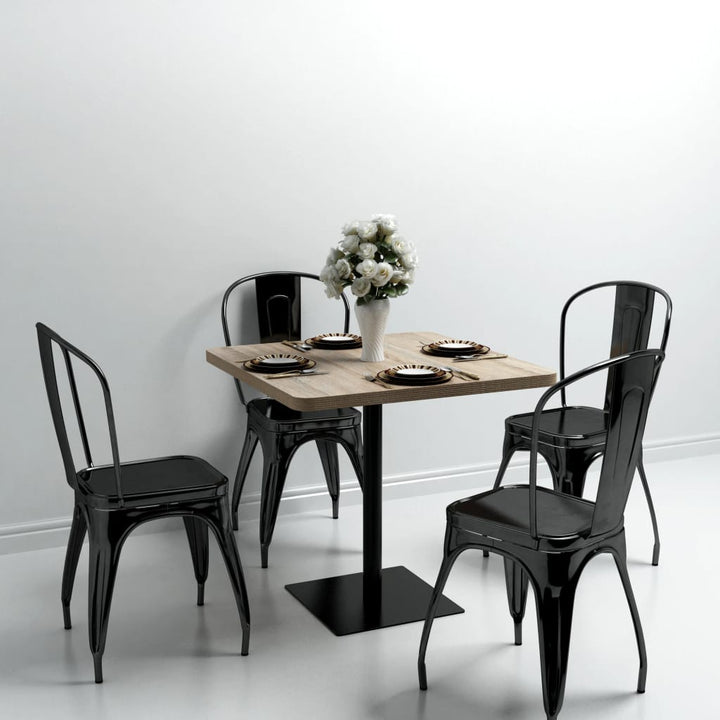 Bistrobord Mdf Och Stål Fyrkantigt