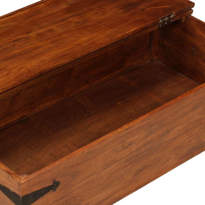 Soffbord Massivt Akaciaträ Med Honungsfinish