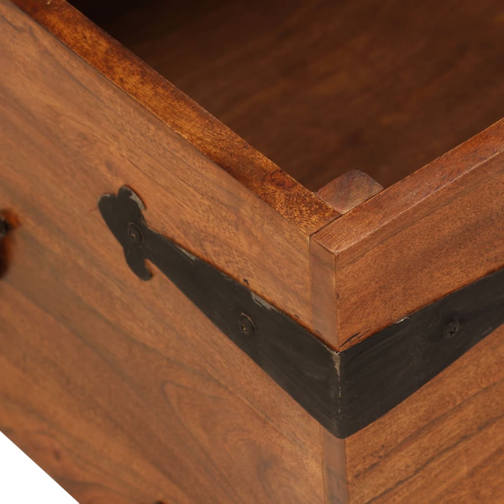 Soffbord Massivt Akaciaträ Med Honungsfinish
