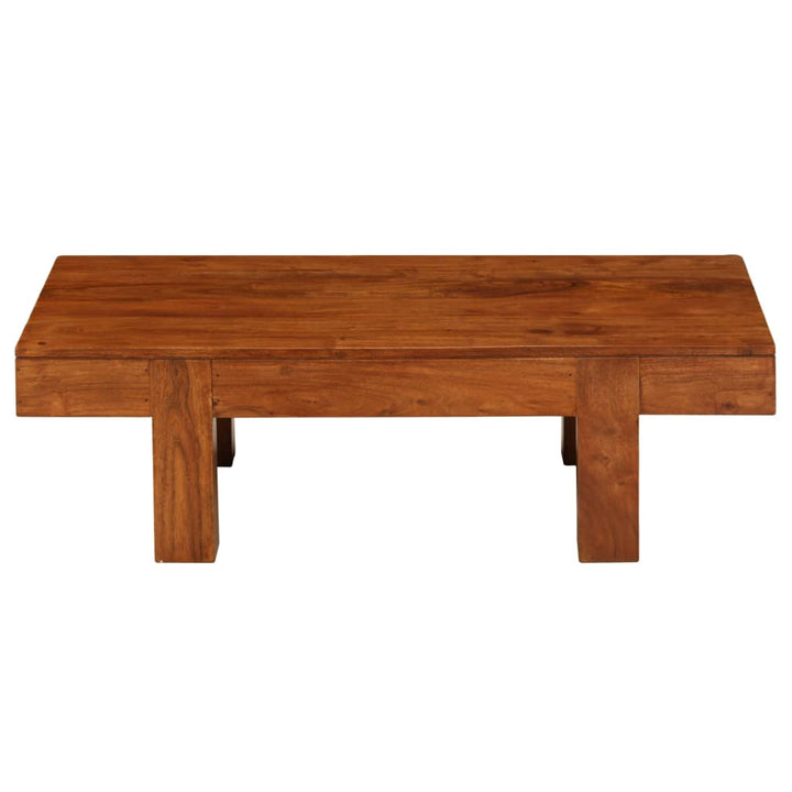 Soffbord Massivt Akaciaträ Med Honungsfinish 100X50X30 Cm