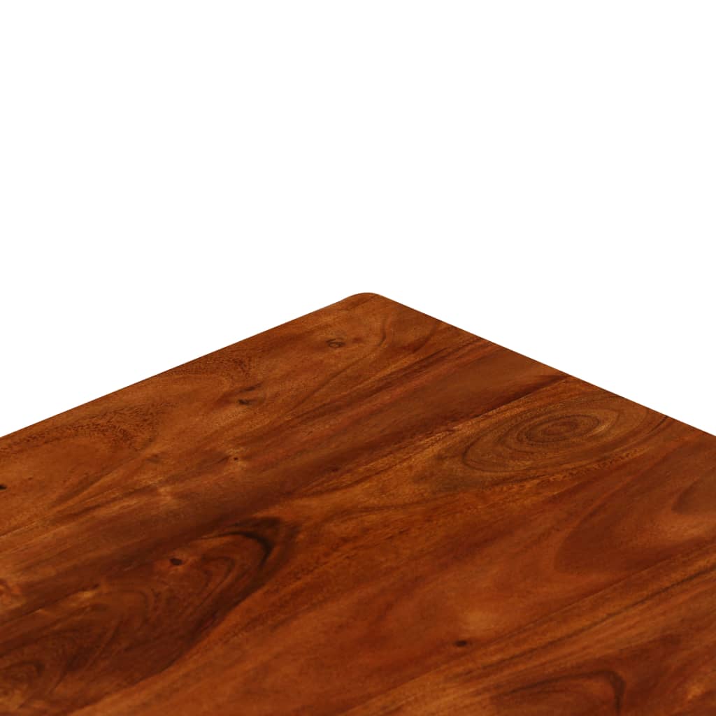 Soffbord Massivt Akaciaträ Med Honungsfinish 100X50X30 Cm