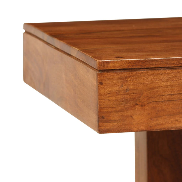 Soffbord Massivt Akaciaträ Med Honungsfinish 100X50X30 Cm