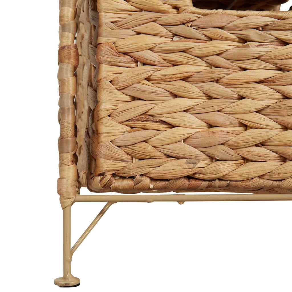 Förvaringsmöbel Med 5 Korgar 25,5X37X100 Cm Vattenhyacint
