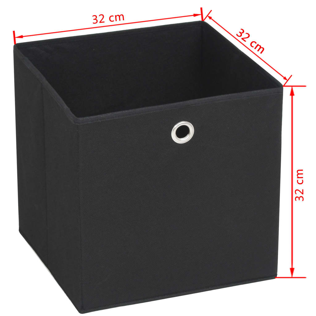 Förvaringslådor 10 St Non-Woven Tyg 32X32X32 Cm