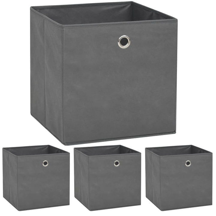 Förvaringslådor 10 St Non-Woven Tyg 32X32X32 Cm
