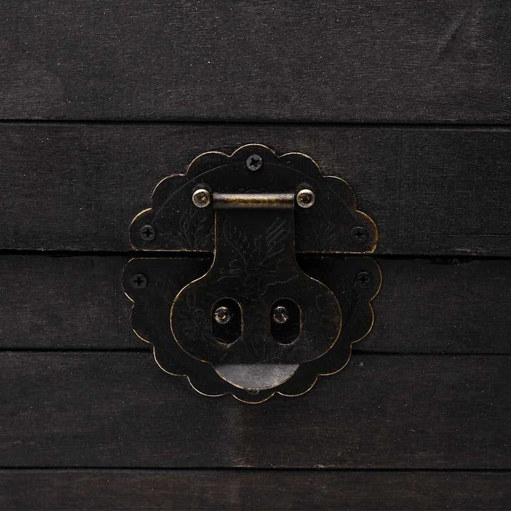 Förvaringskista Massivt Trä Vintagestil 120X30X40 Cm