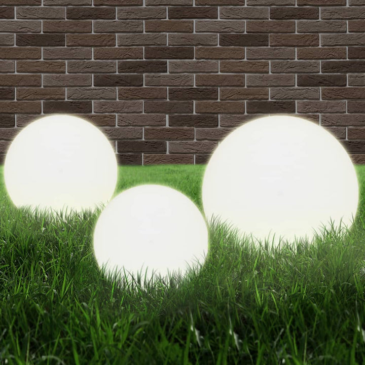 Led-Lampor 6 St Sfäriska 20/30/40 Cm Pmma