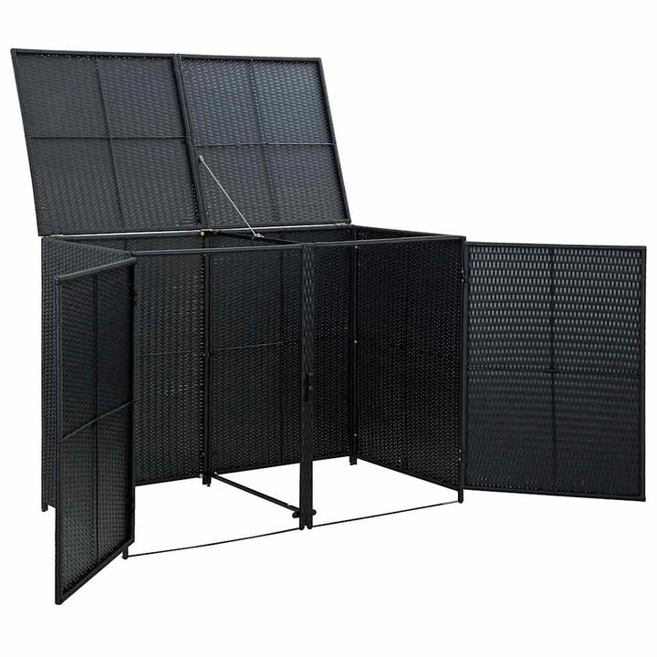 Skjul För 2 Soptunnor Konstrotting 148X80X111 Cm