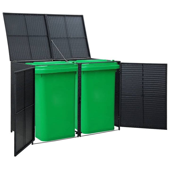 Skjul För 2 Soptunnor Konstrotting 148X80X111 Cm