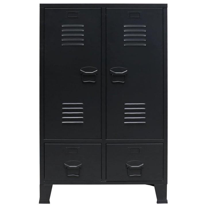 Garderob Industriell Stil Metall 67X35X107 Cm