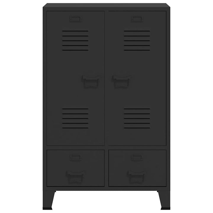 Garderob Industriell Stil Metall 67X35X107 Cm