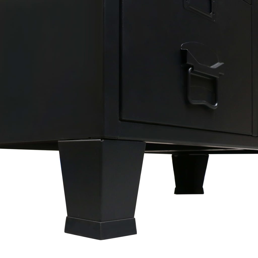 Garderob Industriell Stil Metall 67X35X107 Cm