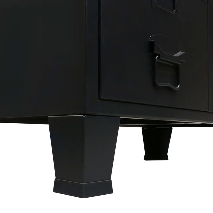 Garderob Industriell Stil Metall 67X35X107 Cm