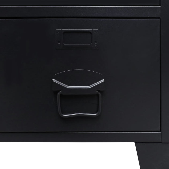 Garderob Industriell Stil Metall 67X35X107 Cm