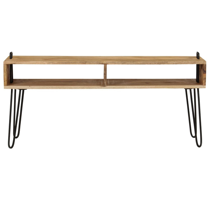Tv-Bänk Massivt Mangoträ 110X35X45 Cm