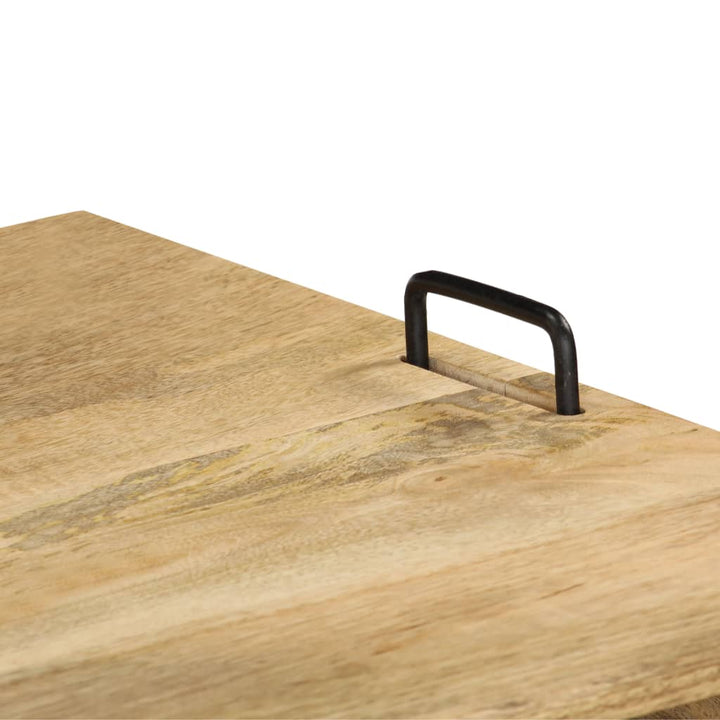 Tv-Bänk Massivt Mangoträ 110X35X45 Cm