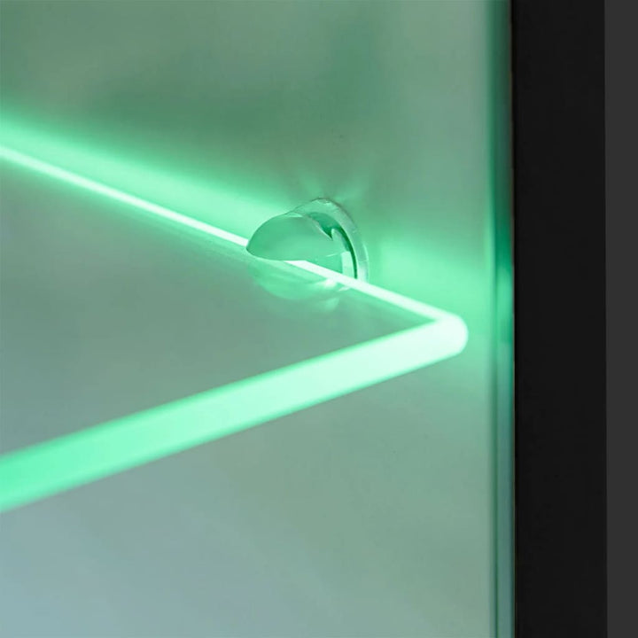 Tv-Möbelset 5 Delar Med Led-Belysning Högglans