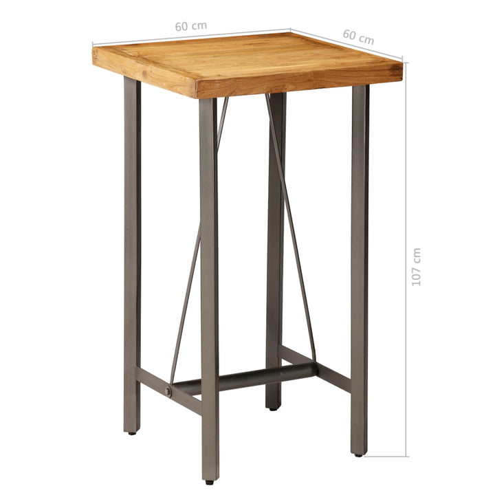 Barbord Massiv Återvunnen Teak
