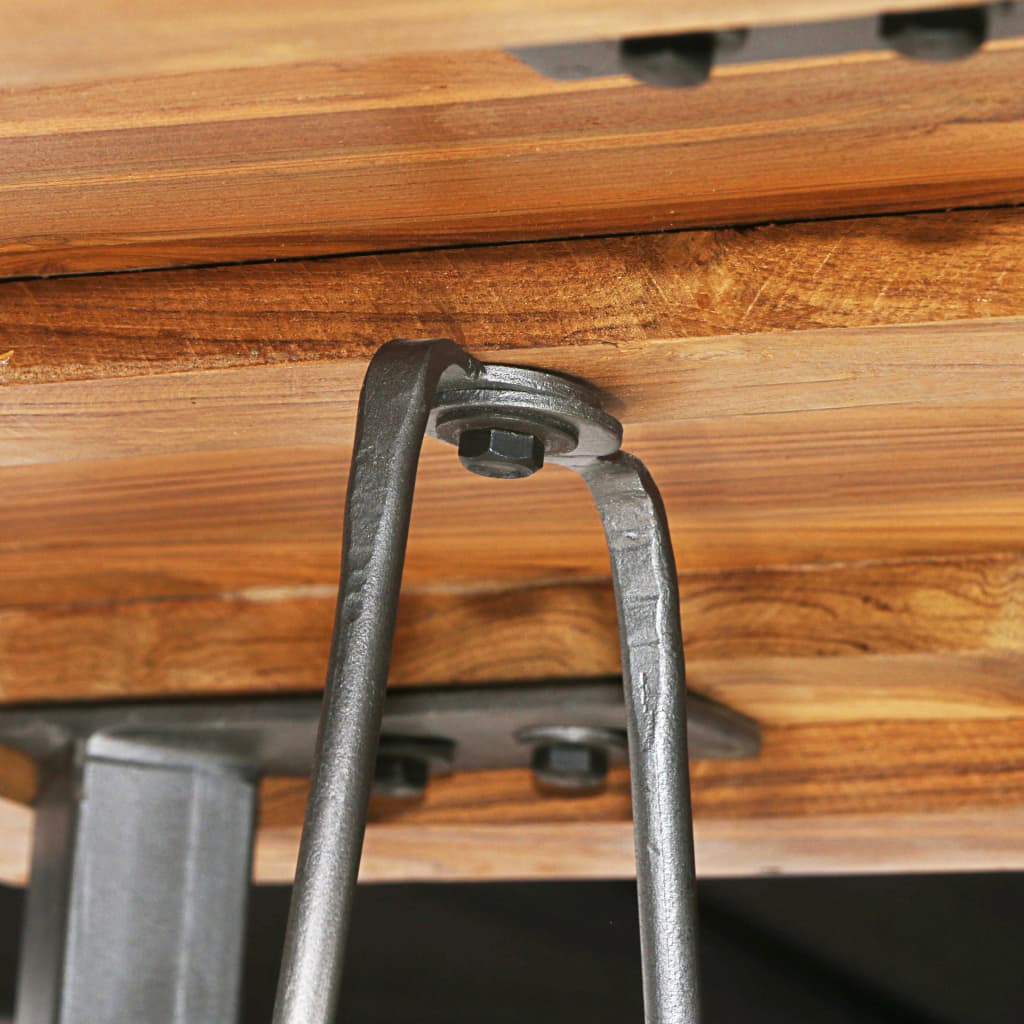 Barbord Massiv Återvunnen Teak