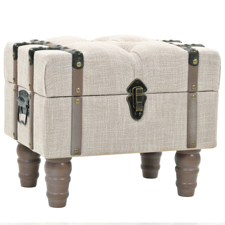 Förvaringsbänk Set 3 Delar Massivt Trä Och Stål 112X37X45 Cm