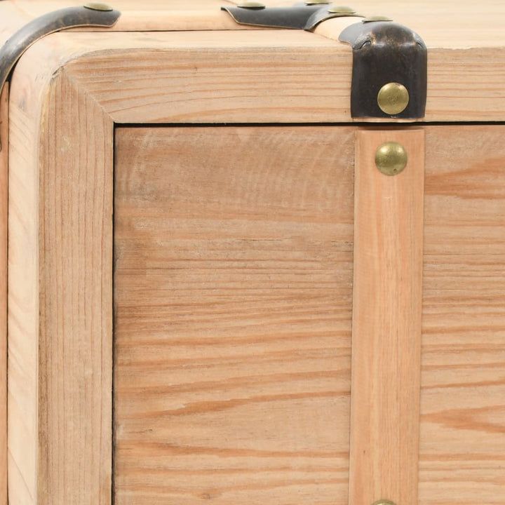 Tv-Bänk Massivt Granträ 120X33X35 Cm