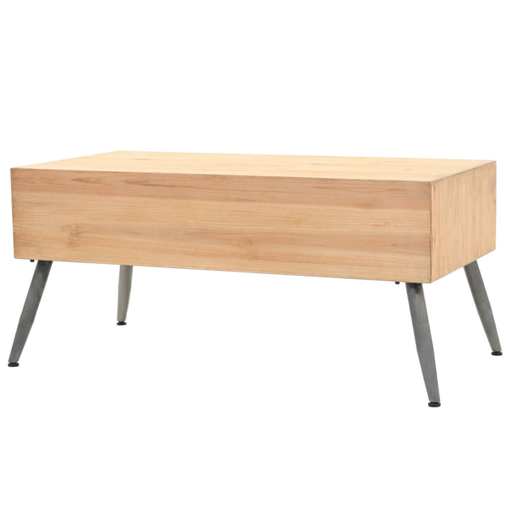 Soffbord Massivt Granträ 115X55X50 Cm