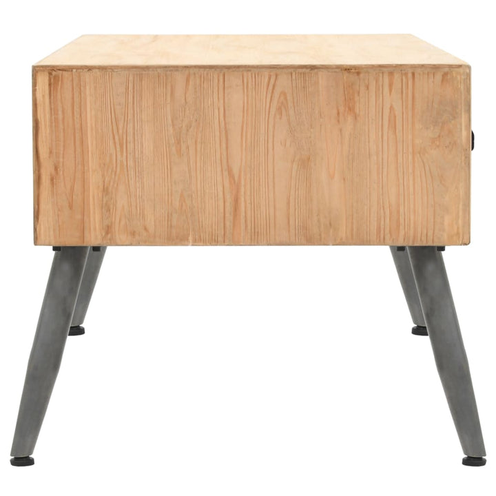Soffbord Massivt Granträ 115X55X50 Cm
