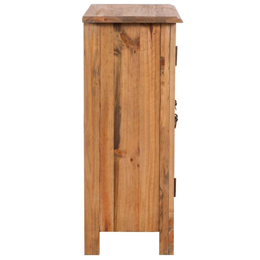 Badrumssidoskåp Massiv Furu 59X32X80 Cm