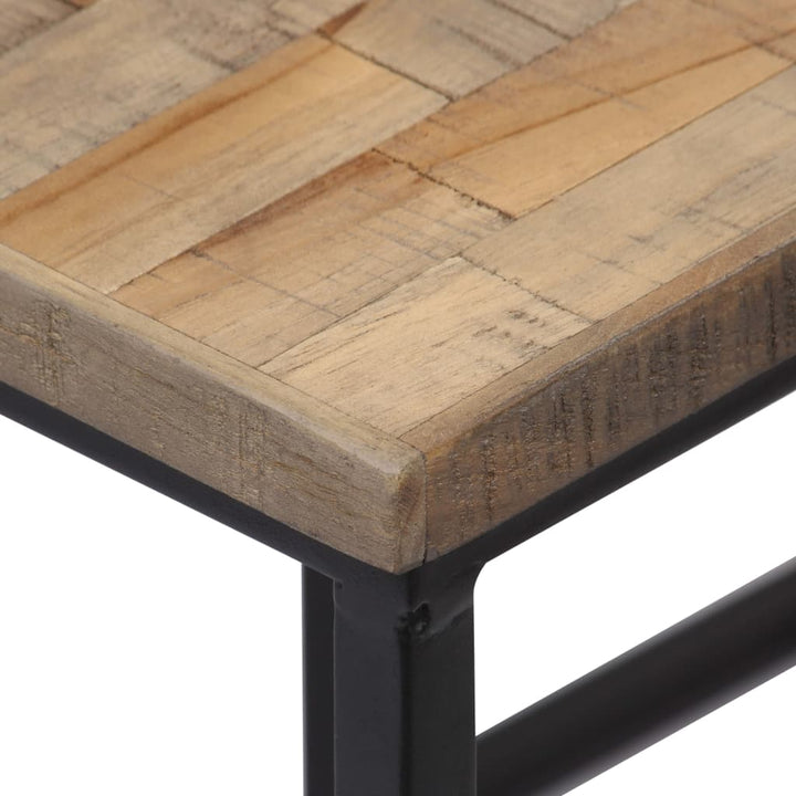 Växtbord 3 St Massiv Återvunnen Teak