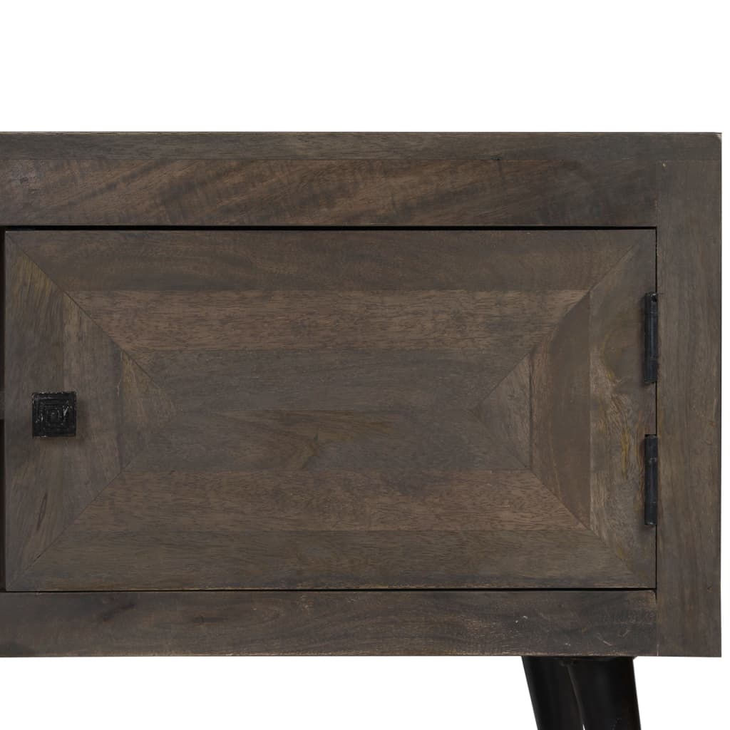 Tv-Bänk Massivt Mangoträ 140X30X45 Cm