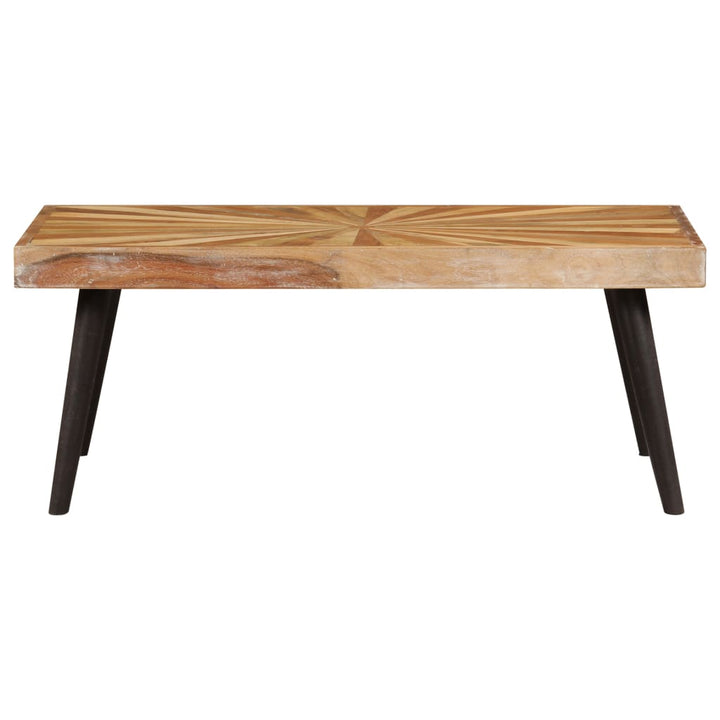 Soffbord Massivt Mangoträ 90X55X36 Cm