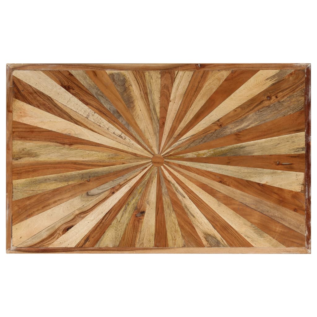 Soffbord Massivt Mangoträ 90X55X36 Cm