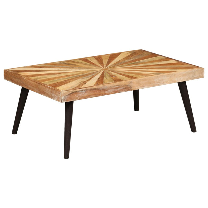 Soffbord Massivt Mangoträ 90X55X36 Cm