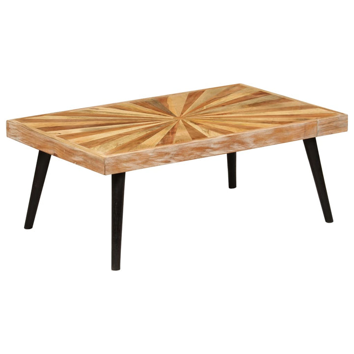 Soffbord Massivt Mangoträ 90X55X36 Cm