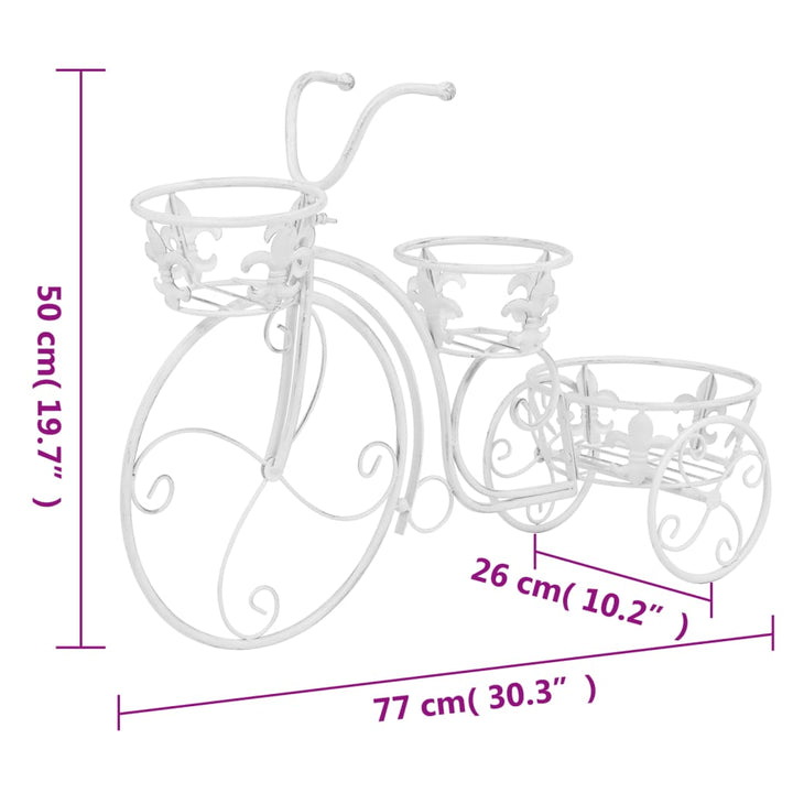 Växtställ Cykel Vintage Stil Metall