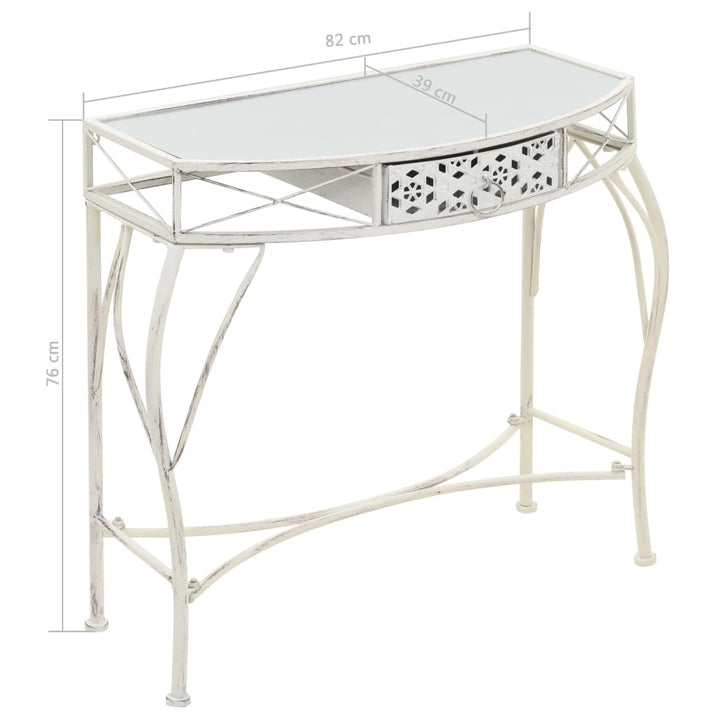 Sidobord Fransk Stil Metall 82X39X76 Cm