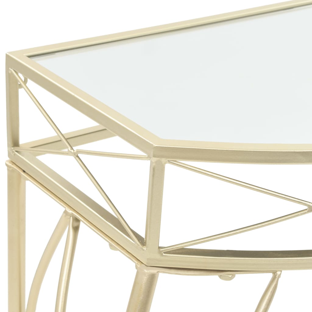 Sidobord Fransk Stil Metall 82X39X76 Cm
