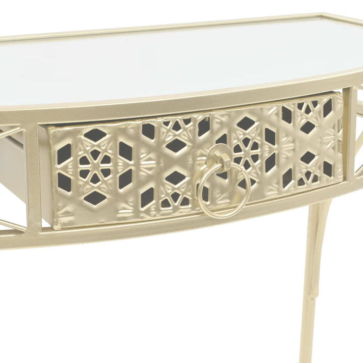 Sidobord Fransk Stil Metall 82X39X76 Cm