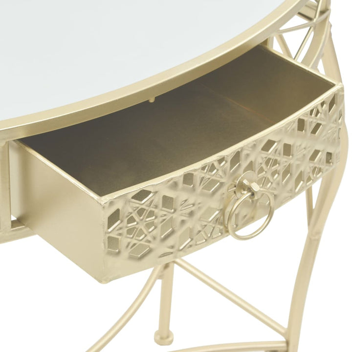 Sidobord Fransk Stil Metall 82X39X76 Cm