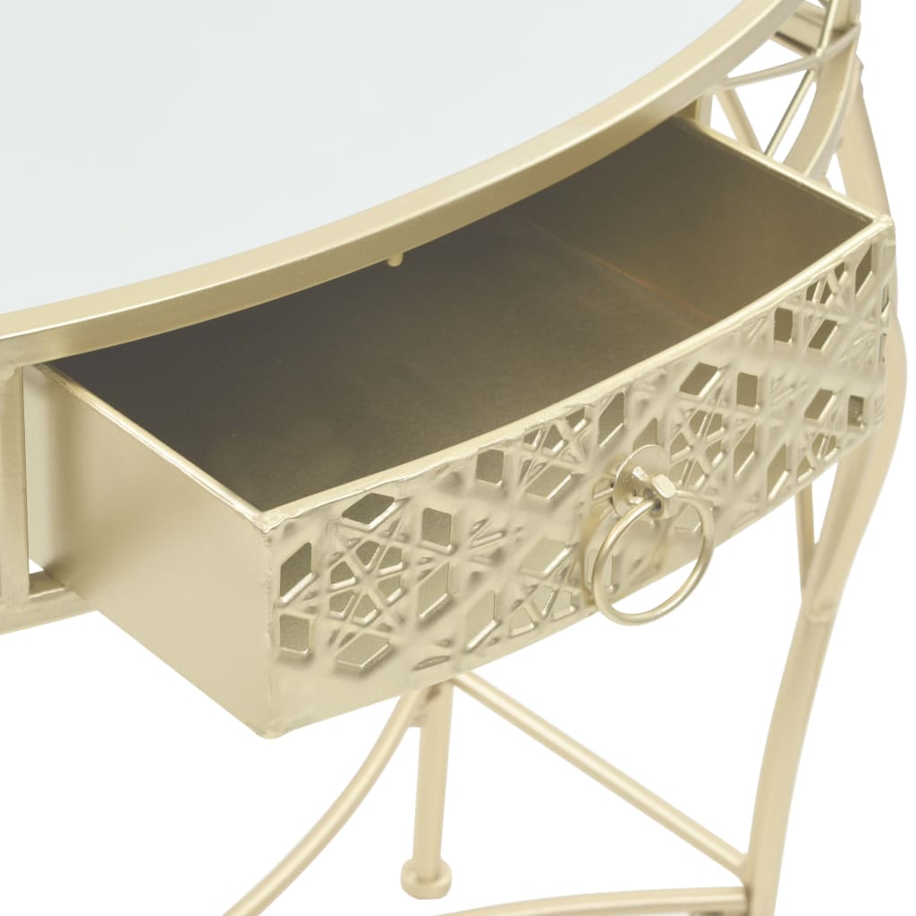 Sidobord Fransk Stil Metall 82X39X76 Cm
