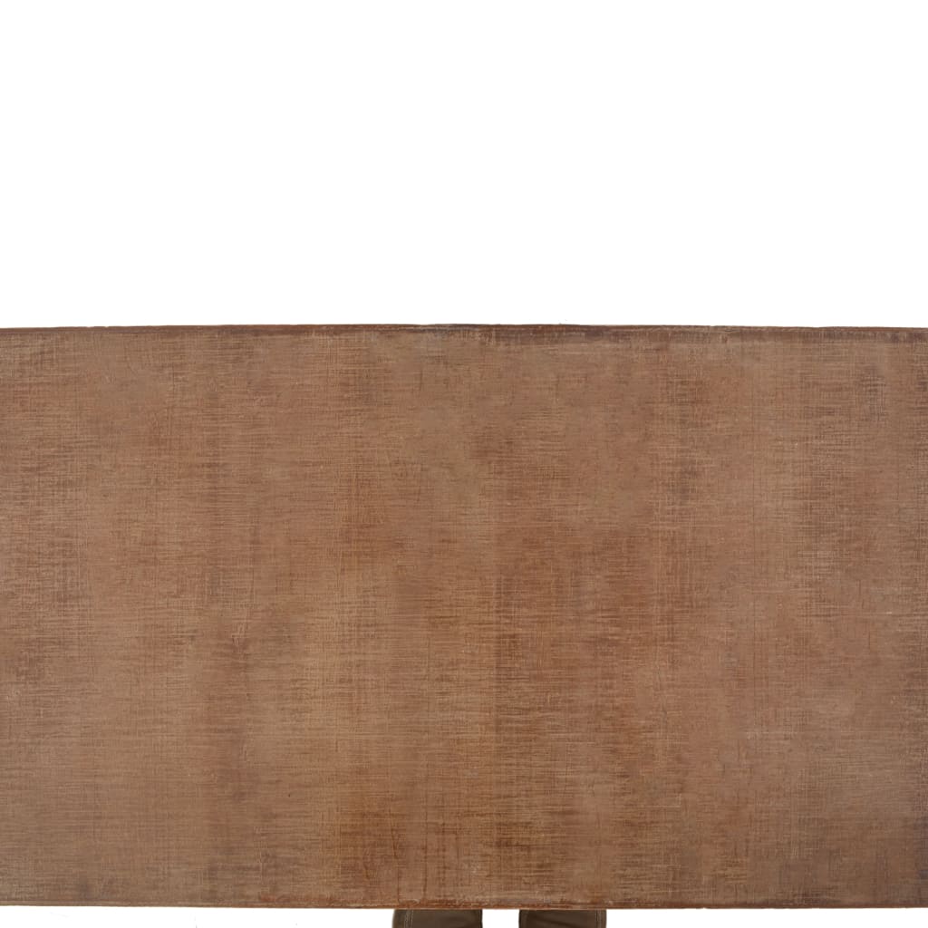 Soffbord Massivt Granträ 91X51X38 Cm Brun