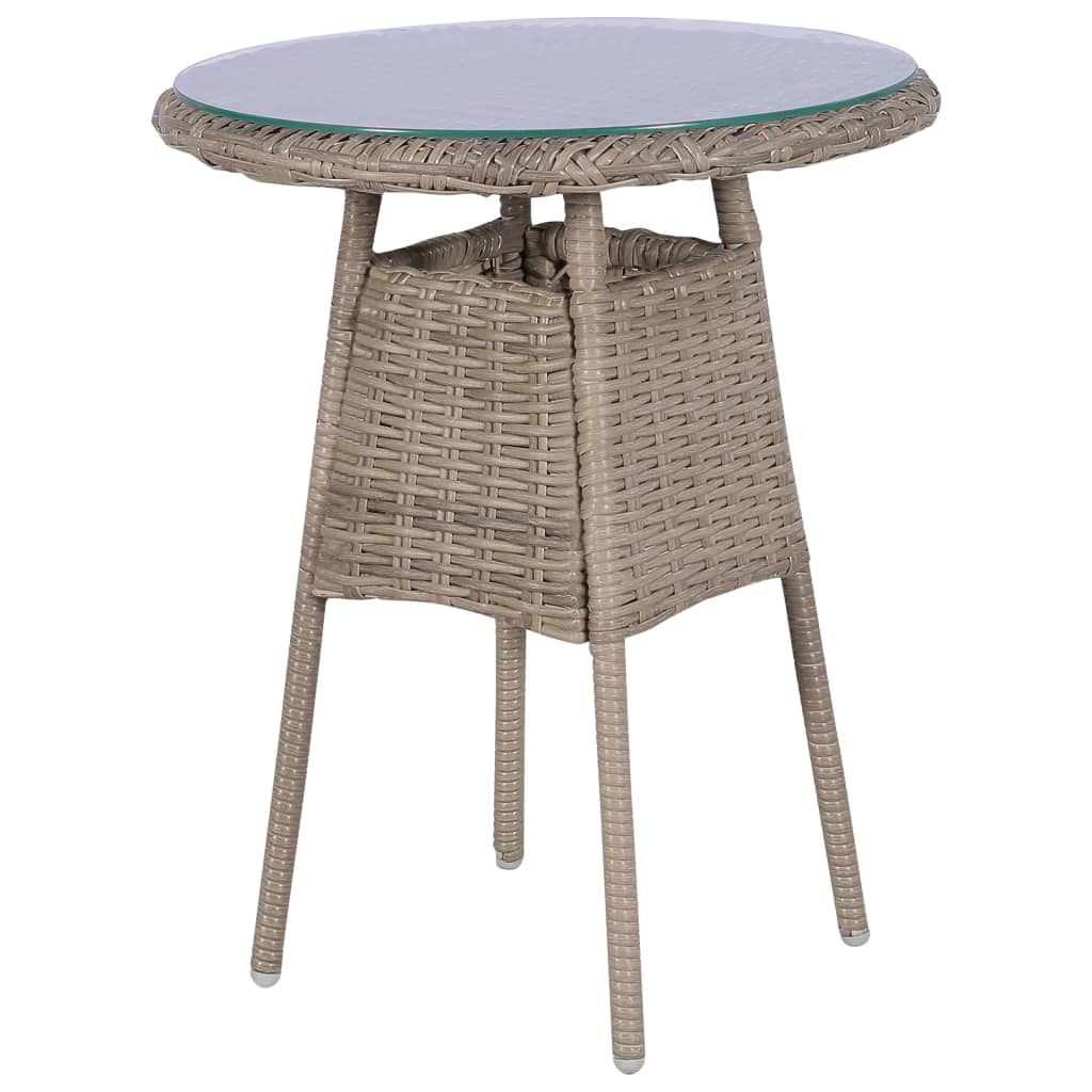 Bistrogrupp 3 Delar Med Dynor Konstrotting Brun
