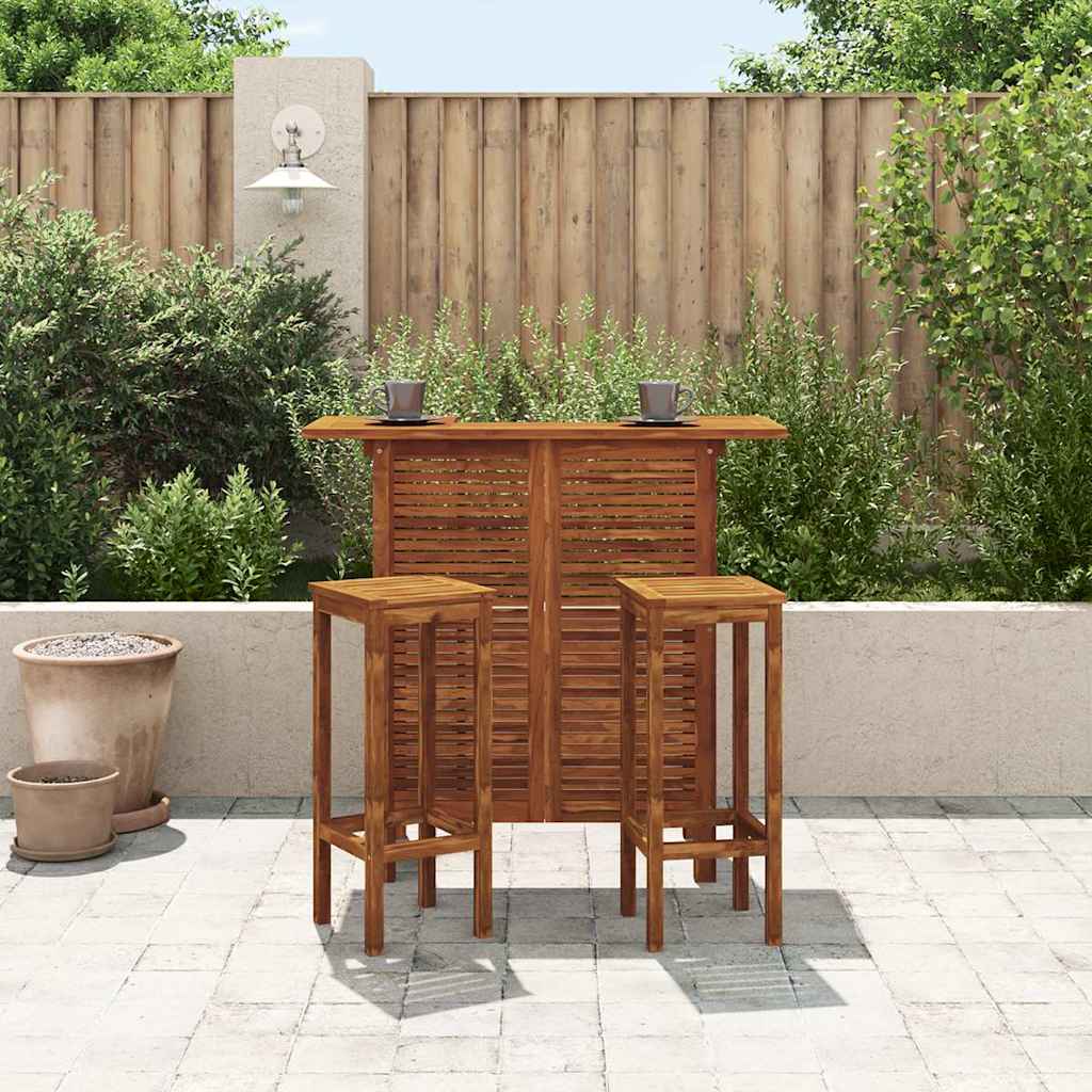 Barbord 110X50X105 Cm Massivt Akaciaträ