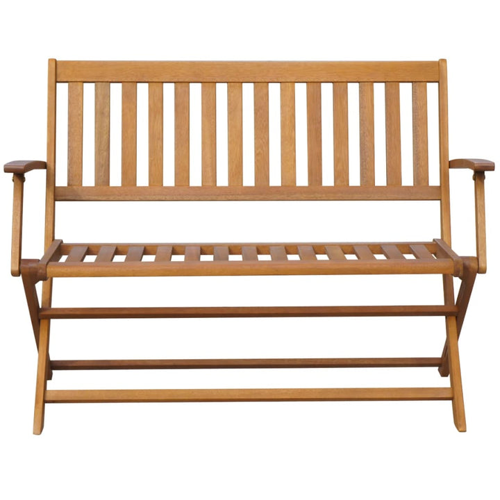 Trädgårdsbänk 120 Cm Massivt Akaciaträ