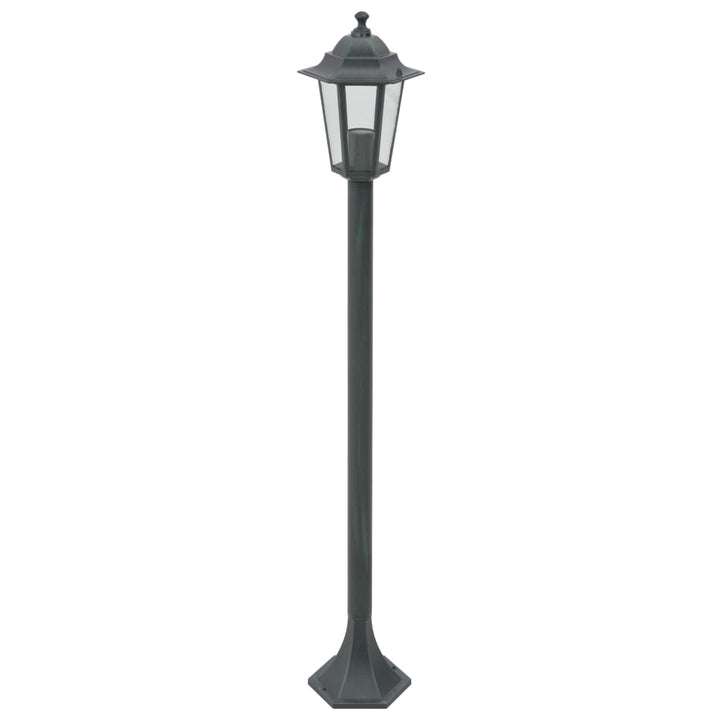 Lyktstolpar För Trädgård 6 St E27 110 Cm Aluminium