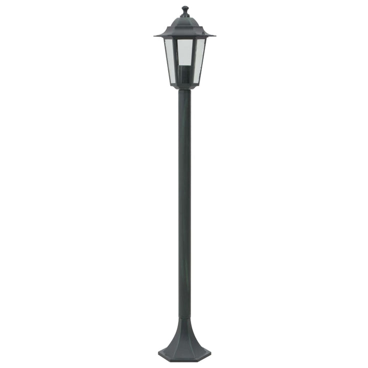 Lyktstolpar För Trädgård 6 St E27 110 Cm Aluminium