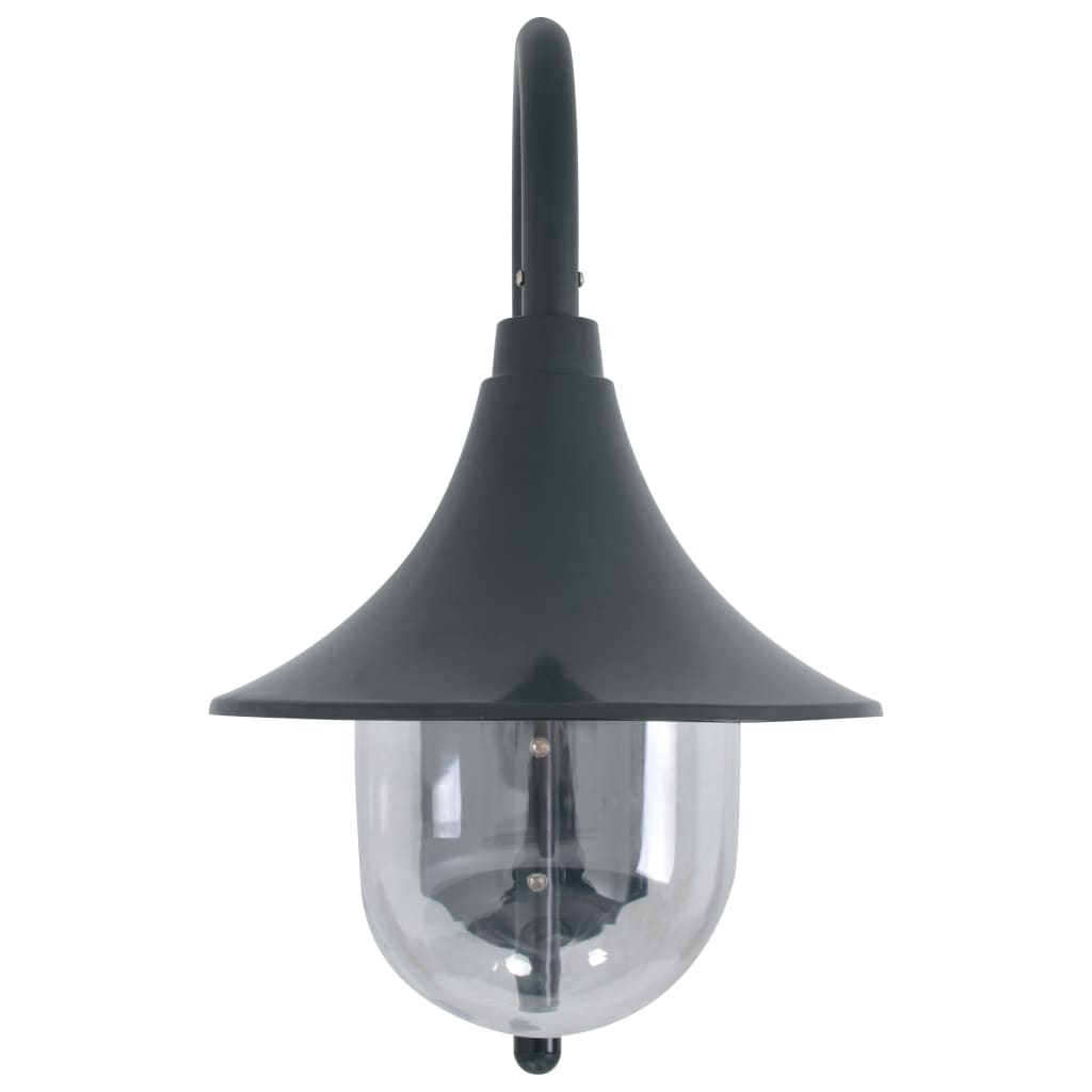 Vägglampa För Trädgård E27 42 Cm Aluminium